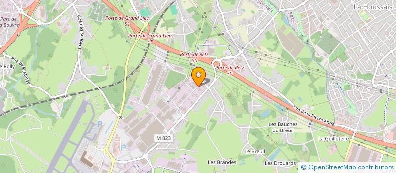 localisation de l'entreprise GROUPE TVA CAPEB SOLUTIONS  BOUGUENAIS