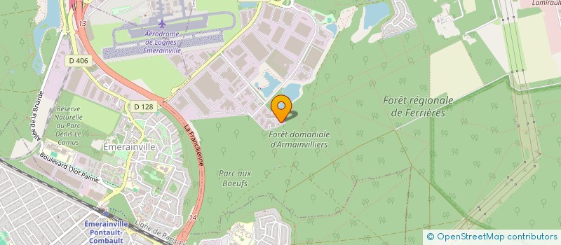 localisation de l'entreprise GROUPE TVF  CROISSY-BEAUBOURG