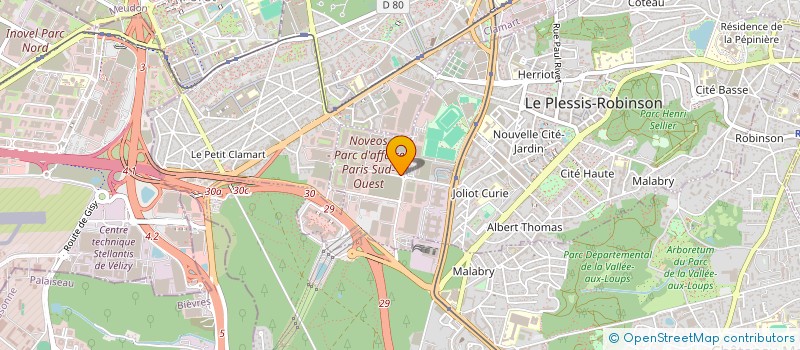 localisation de l'entreprise GROUPE TX COM à LE PLESSIS-ROBINSON