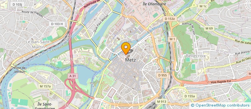 localisation de l'entreprise GROUPE UNIVER MESSIN RECHE ARCHEOL URBAI à METZ