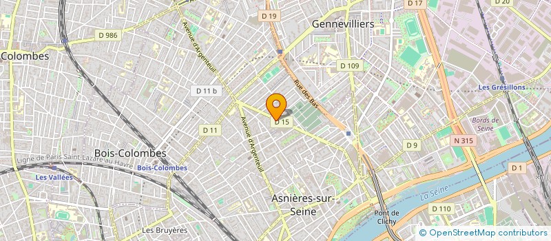 localisation de l'entreprise GROUPE URGENCE SCOOTERS à ASNIERES-SUR-SEINE