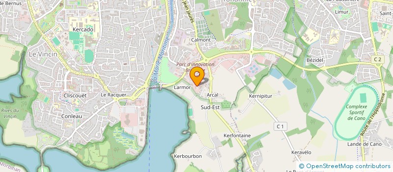 localisation de l'entreprise GROUPE URGENCES MEDICALES à VANNES