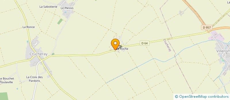 localisation de l'entreprise GROUPE V.F.M.  CRUCHERAY