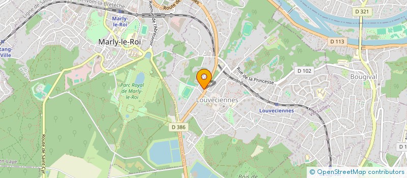 localisation de l'entreprise GROUPE VALAURQUE à LOUVECIENNES