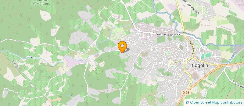 localisation de l'entreprise GROUPE VALENTE  COGOLIN