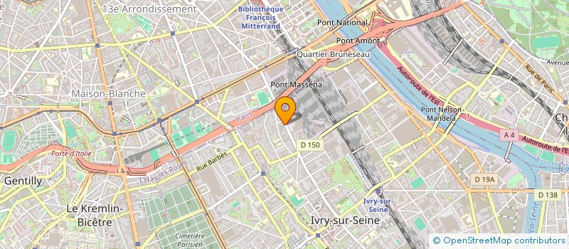 localisation de l'entreprise GROUPE VALERY  IVRY-SUR-SEINE