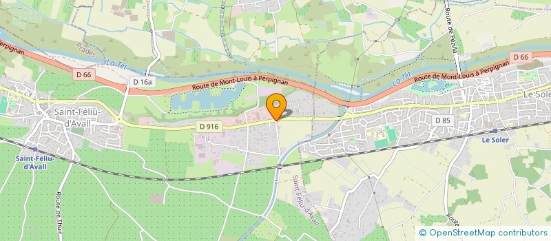 localisation de l'entreprise GROUPE VALOCAT  SAINT-FELIU-D'AVALL