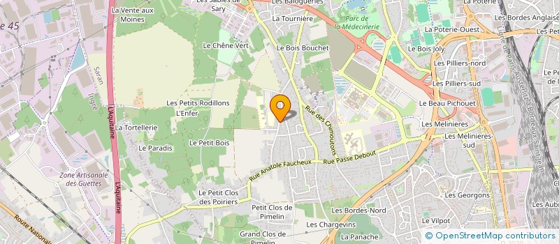 localisation de l'entreprise GROUPE VASSAS à SARAN