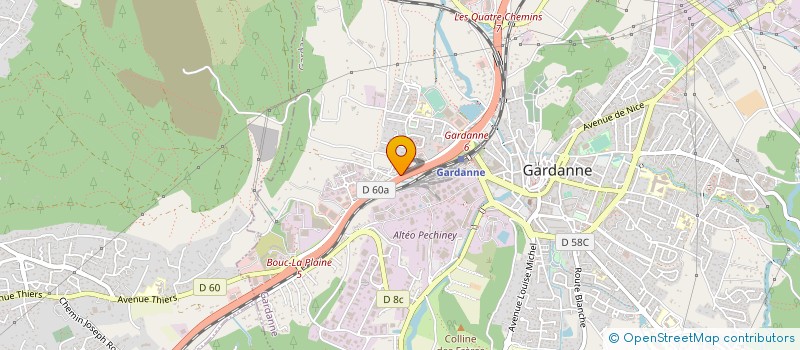 localisation de l'entreprise GROUPE VATRON-MAU à GARDANNE