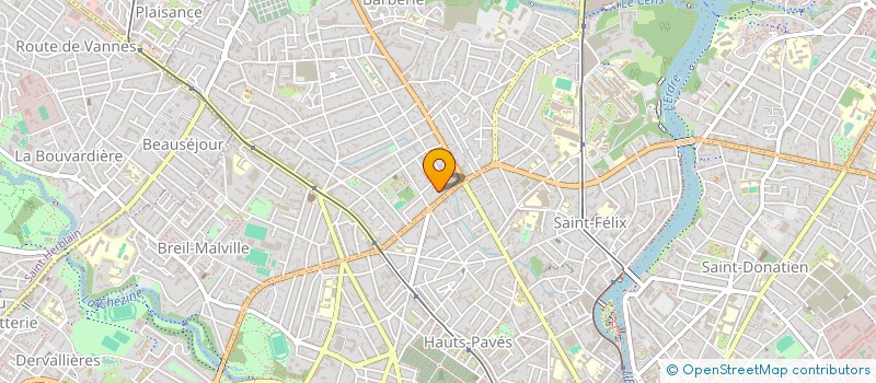 localisation de l'entreprise GROUPE VBC  NANTES