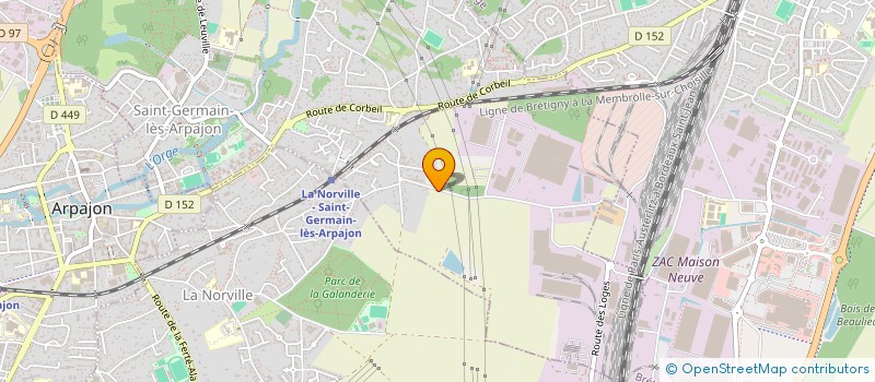 localisation de l'entreprise GROUPE VCP à SAINT-GERMAIN-LES-ARPAJON