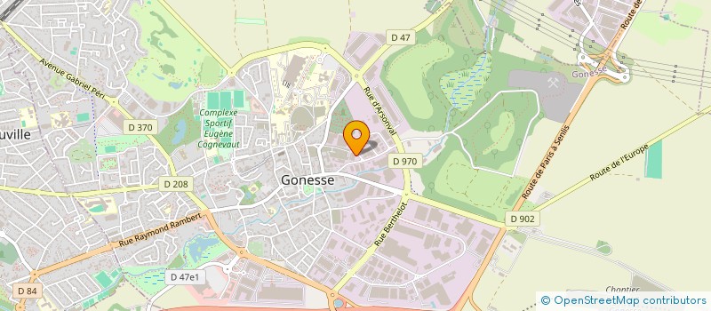 localisation de l'entreprise GROUPE VDF à GONESSE