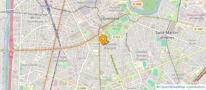localisation de l'entreprise GROUPE VERCORS INVESTISSEMENT à GRENOBLE