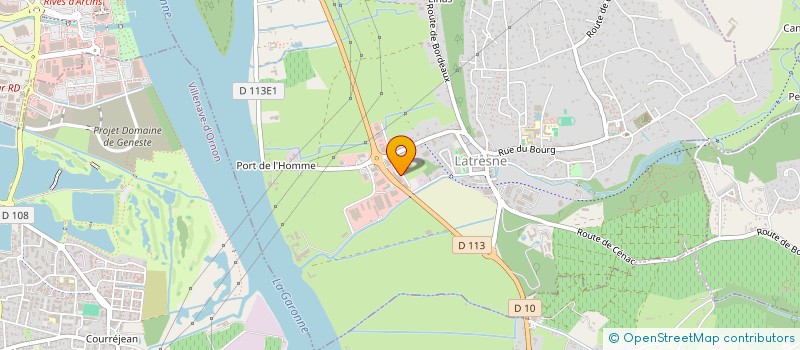 localisation de l'entreprise GROUPE VEREBO à LATRESNE