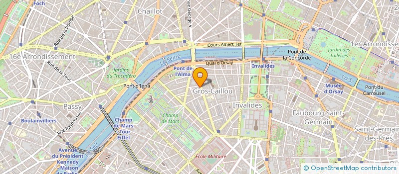 localisation de l'entreprise GROUPE VERT AUTO-ECOLE ALMA MARCEAU / BOSQUET à PARIS