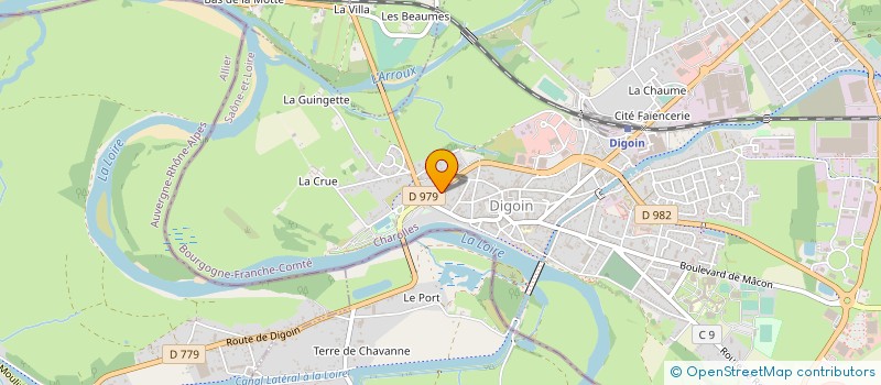 localisation de l'entreprise GROUPE VETERINAIRE D.G. VET à DIGOIN