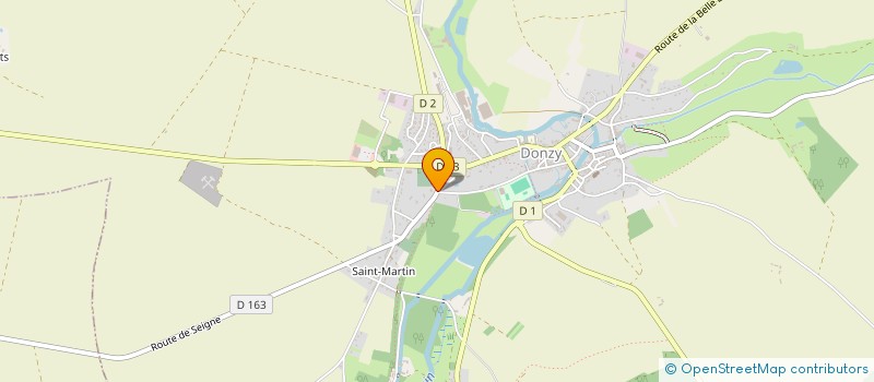 localisation de l'entreprise GROUPE VETERINAIRE DONZY & COSNE à DONZY