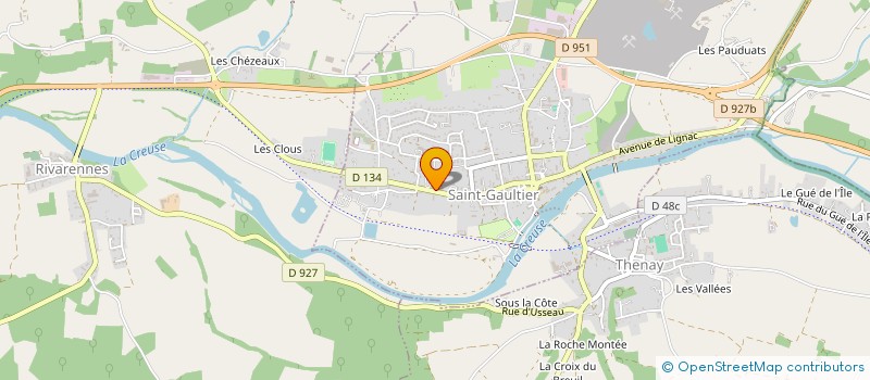 localisation de l'entreprise GROUPE VETERINAIRE GALTOIS à SAINT-GAULTIER