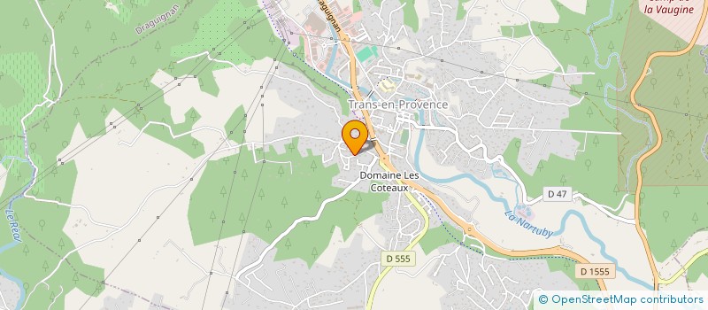 localisation de l'entreprise GROUPE VETERINAIRE SAINT BERNARD à TRANS-EN-PROVENCE