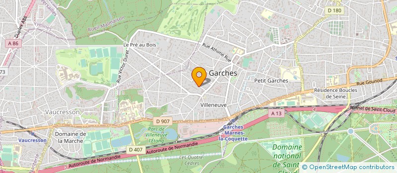 localisation de l'entreprise GROUPE VIANA MEYER à GARCHES