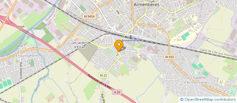 localisation de l'entreprise GROUPE VIE MONTANTE DE LA CHAPELLE D ARMENTIERES LA CHOQUE à LA CHAPELLE-D'ARMENTIERES