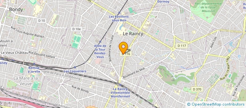 localisation de l'entreprise GROUPE VIGI à LE RAINCY