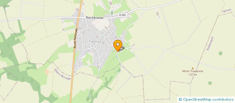 localisation de l'entreprise GROUPE VILBERT  TALMAS