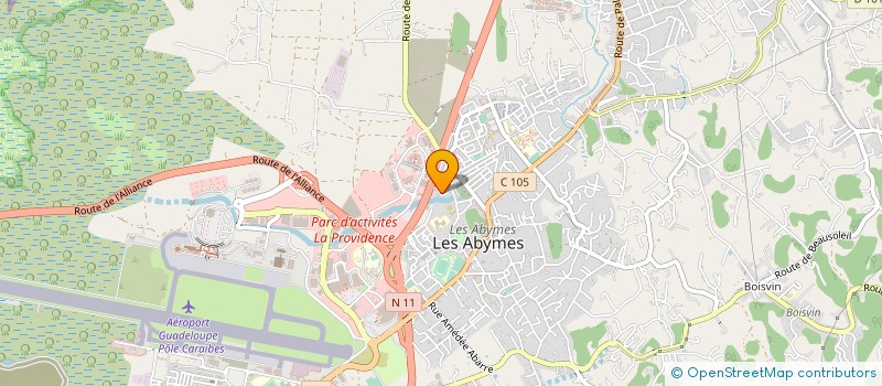 localisation de l'entreprise GROUPE VIRSHAN à LES ABYMES