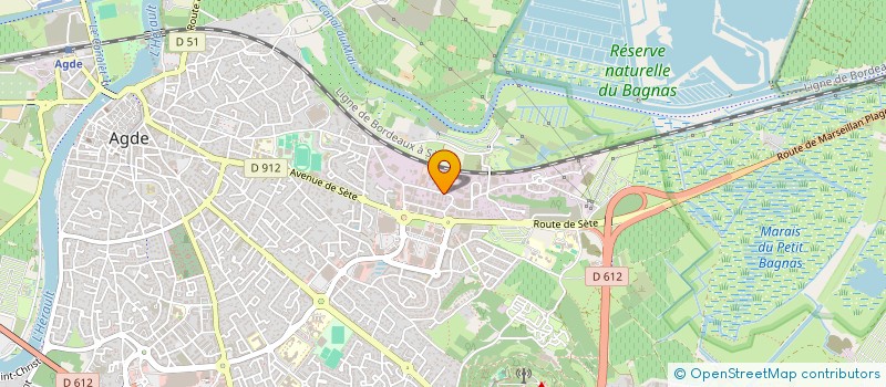 localisation de l'entreprise GROUPE VISIOPROTEC à AGDE