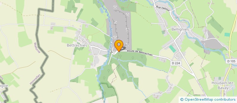 localisation de l'entreprise GROUPE VITAL EVRARD à BELLIGNIES