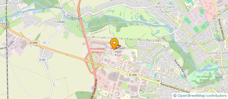 localisation de l'entreprise GROUPE VIVIER à ARRAS