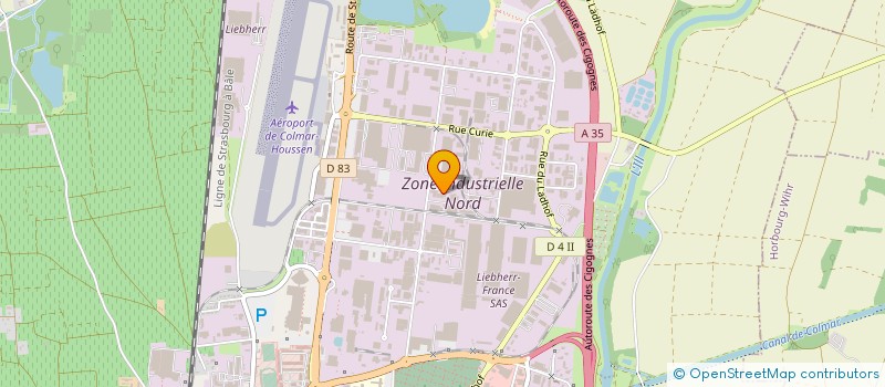 localisation de l'entreprise GROUPE VM  COLMAR