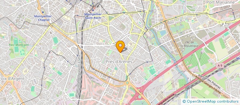 localisation de l'entreprise GROUPE VOCAL ARLEQUIN à MONTPELLIER