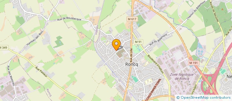 localisation de l'entreprise GROUPE VOCAL AVEC TON CHOEUR  RONCQ