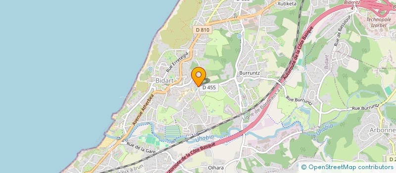 localisation de l'entreprise GROUPE VOCAL BOGA BOGA  BIDART