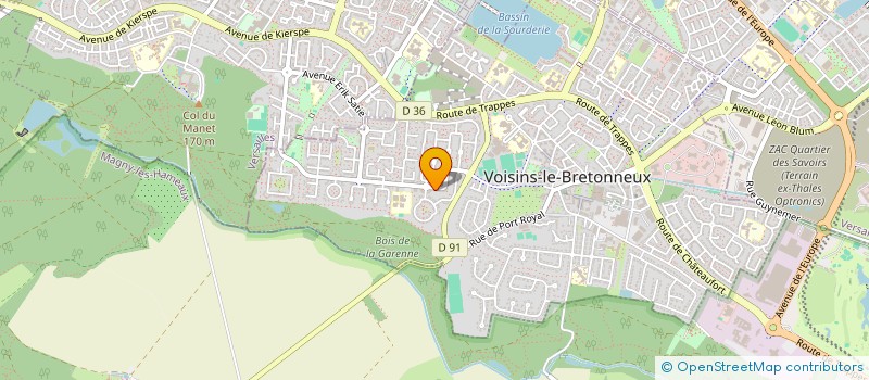 localisation de l'entreprise GROUPE VOCAL CADENCES à VOISINS-LE-BRETONNEUX