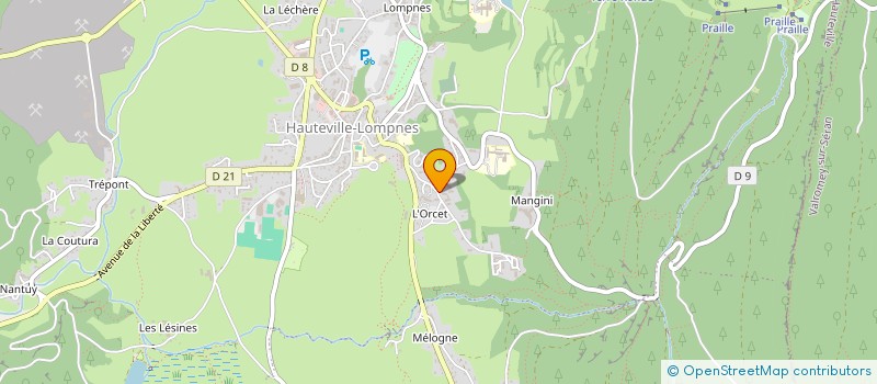 localisation de l'entreprise GROUPE VOCAL CORYPHEE à PLATEAU D'HAUTEVILLE