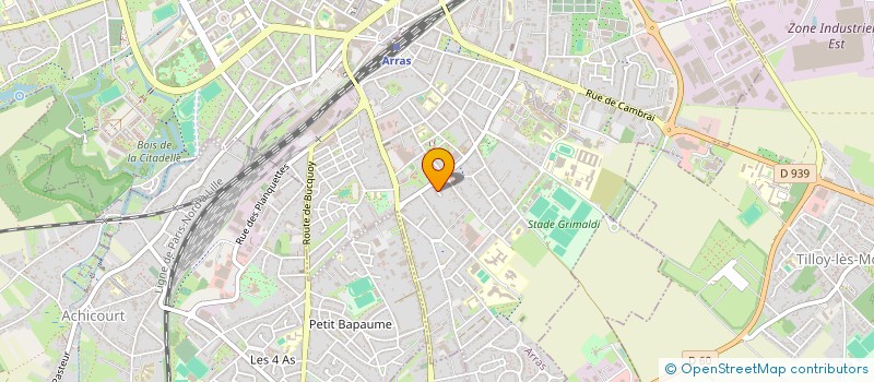 localisation de l'entreprise GROUPE VOCAL DROLES D'IDEES à ARRAS