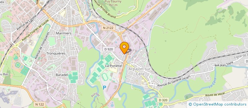 localisation de l'entreprise GROUPE VOCAL FAIT DIVERS à AURILLAC
