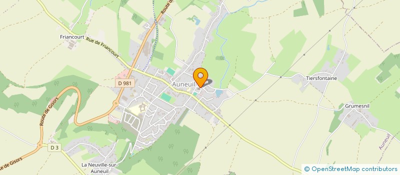 localisation de l'entreprise GROUPE VOCAL FORTISSIMO  AUNEUIL