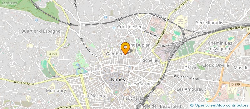 localisation de l'entreprise GROUPE VOCAL L'ARTICHOEUR CHORALE POP ROCK  NIMES