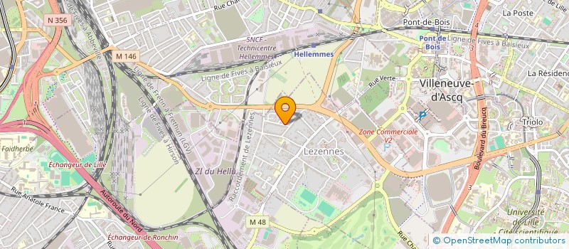 localisation de l'entreprise GROUPE VOCAL LEZENNOIS à LEZENNES