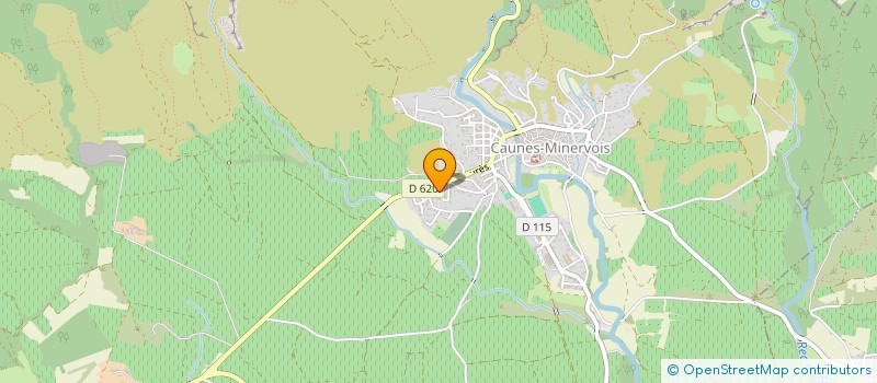 localisation de l'entreprise GROUPE VOCAL MINERVOCCE  RIEUX-MINERVOIS