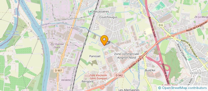 localisation de l'entreprise GROUPE VOCAL MISTRAL EN'CHANTANT  LE PONTET