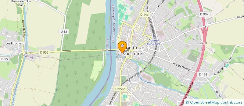 localisation de l'entreprise GROUPE VOCAL VARIATIONS à COSNE-COURS-SUR-LOIRE