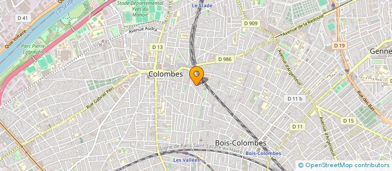 localisation de l'entreprise GROUPE VOLT'AIR à COLOMBES