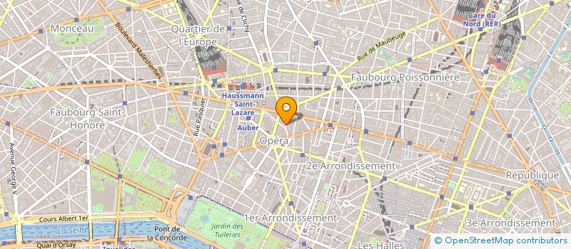 localisation de l'entreprise GROUPE VOLTAIRE  PARIS