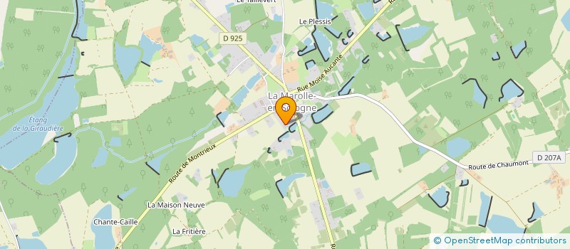 localisation de l'entreprise GROUPE VORTEX  LA MAROLLE-EN-SOLOGNE