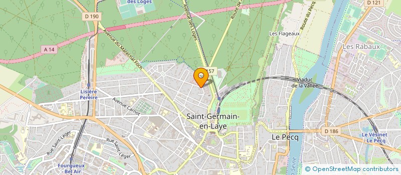 localisation de l'entreprise GROUPE VOSNE  SAINT-GERMAIN-EN-LAYE