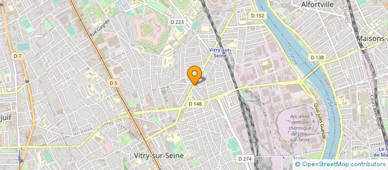 localisation de l'entreprise GROUPE-VPC à VITRY-SUR-SEINE